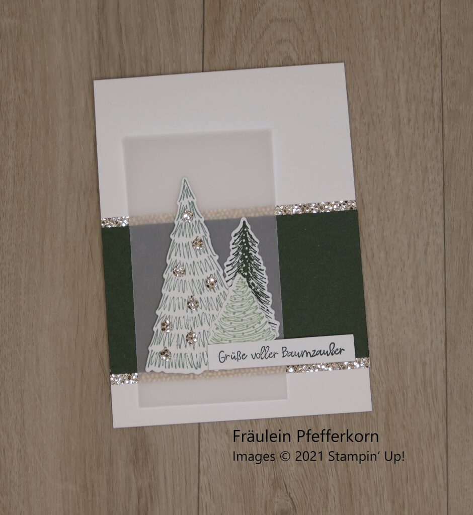 Read more about the article Weihnachtskarte mit dem Produktpaket Baumzauber